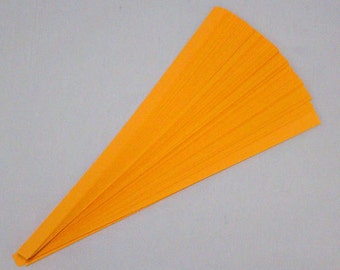 Lucky Stars Paper Strips : Bright Orange (50 or 100) strips
