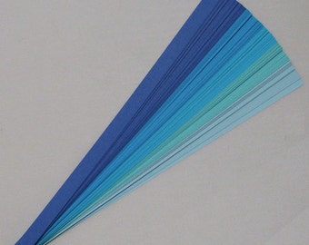 Lucky Stars Paper Strips : Sea & Sky Mix   (50 or 100 strips)