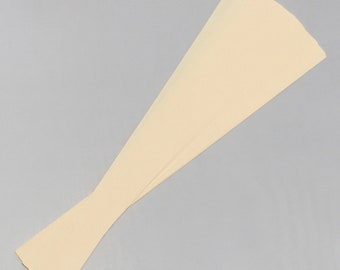 Paper Strips for Arts and Crafts.  Buff (Ivory, Off-White) in Color.   Size is  1"x 11" .  Quantity is 50 Strips