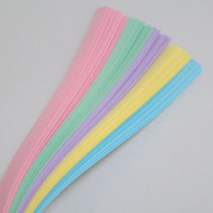 Lucky Stars Paper Strips: Pastel Mix (50 or 100 strips)