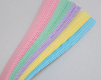 Lucky Stars Paper Strips: Pastel Mix (50 or 100 strips)