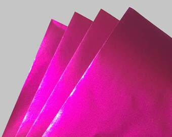 Purple Foil Paper: 20 sheets, Approx 4" x 9"