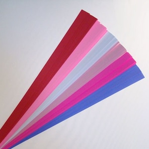 Lucky Stars Paper Strips: Valentine Mix  (100 strips)