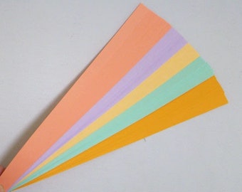 Lucky Stars Paper Strips: Soft Delights (50 or 100 strips)