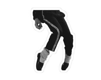 Michael Jackson Stickers: Retro, glitter Pop Art Vinyl Decals