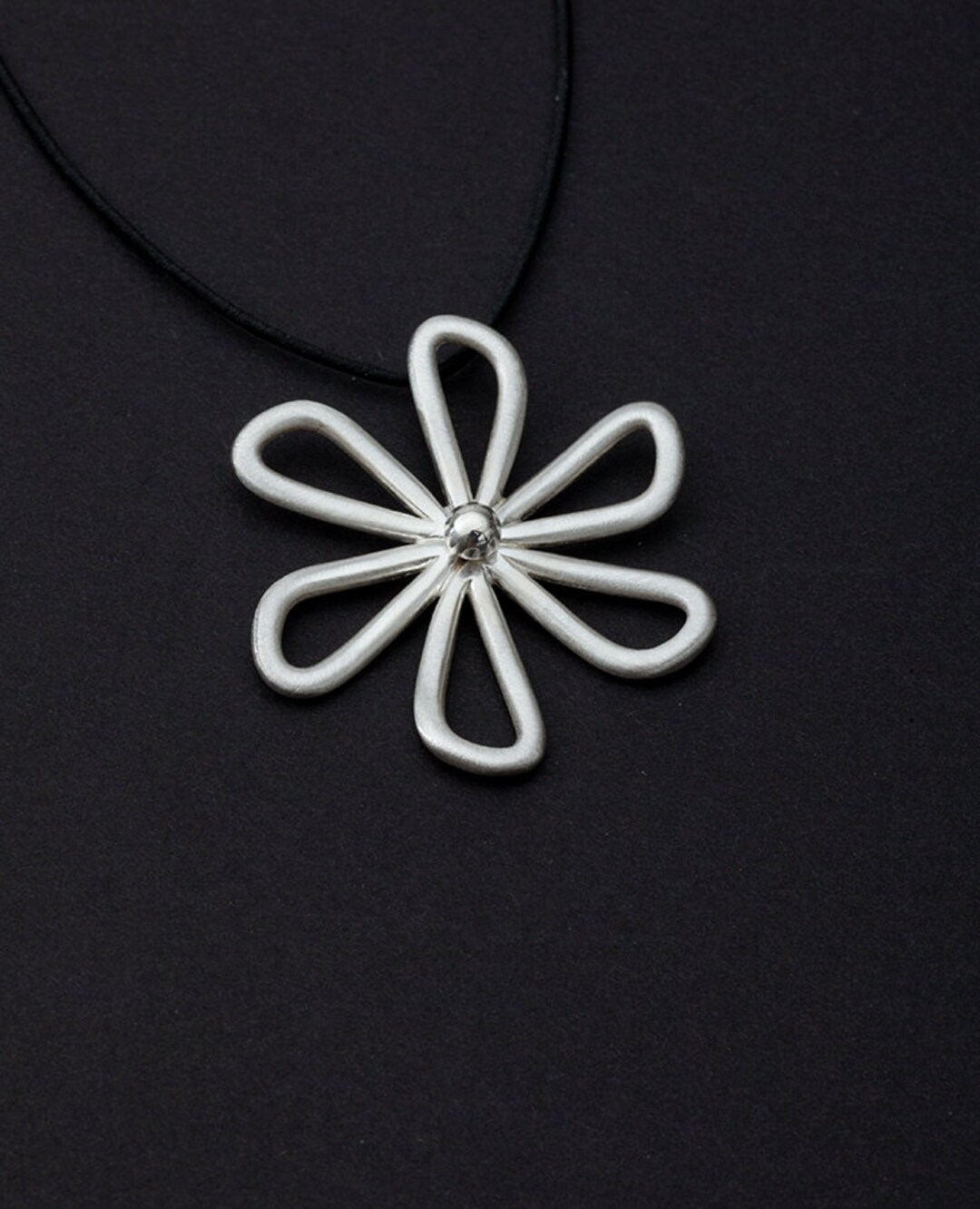 6 Petal Sterling Silver Flower - Etsy