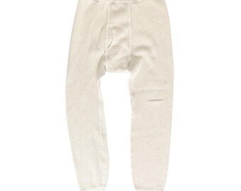 Vintage 70s Saugatuck Dry Goods Thermal Long Johns Waffle Knit Pants L