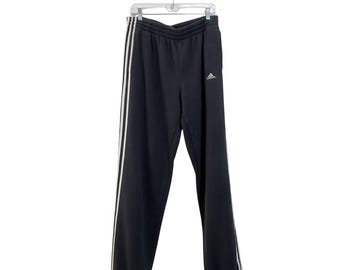 y2K Adidas Sweatpants Black Cotton Blend - L