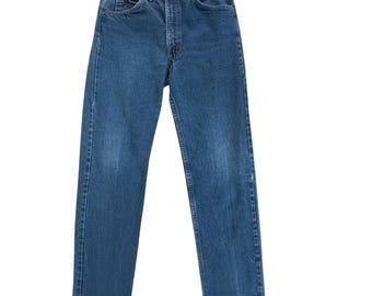 Vintage 1987 - Levi's 505 Jeans Blue Cotton W33 L33