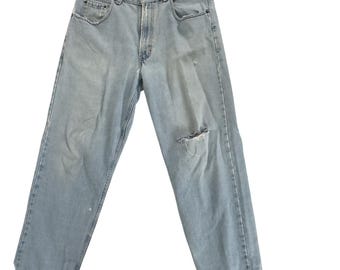 Vintage 90s/00 Old Navy Blue Jeans Light Wash Denim 34x30