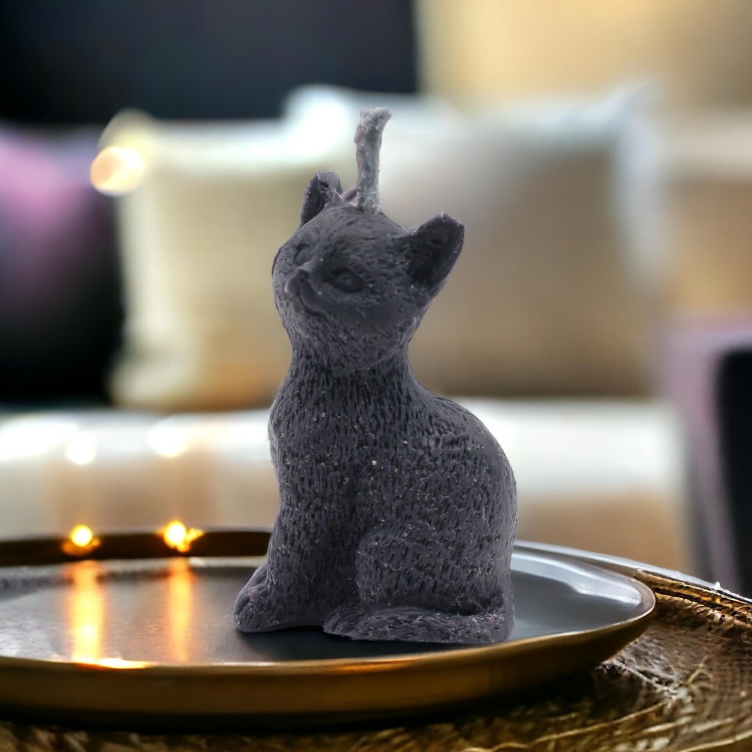 黒猫のキャンドル - 手作り - Etsy 日本