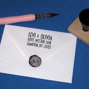 Return Address Stamp, Clean, Simple, Minimalist Custom Address Stamp, Gift for College Student, Housewarming Gift, Selfinking Address Stamp