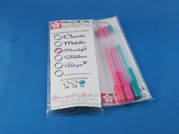 Gelly Roll Moonlight Pens, Archival Opaque Gel Pen Set of 3 Colors, Black  Paper Pens, Japanese, Sakura Gelly Roll Pen Set, Jelly Roll Pens 