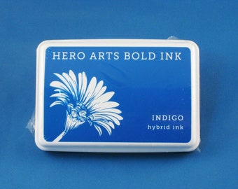 Blue Ink Pad, Stamp Pad, Hero Arts, Ranger, Archival Ink, Blue Stamp Pad, Made in USA, Cobalt, Aquamarine, Teal, Manganese, Simon Hurley