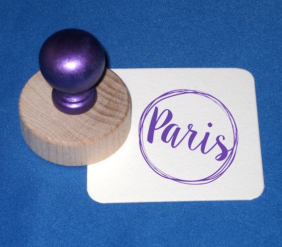 Teen Christmas Gift, Brush Calligraphy Name Stamp, Tween Stocking Stuffer, Teen Stationery, Personalized Stationery, Rubber Stamp for Teens