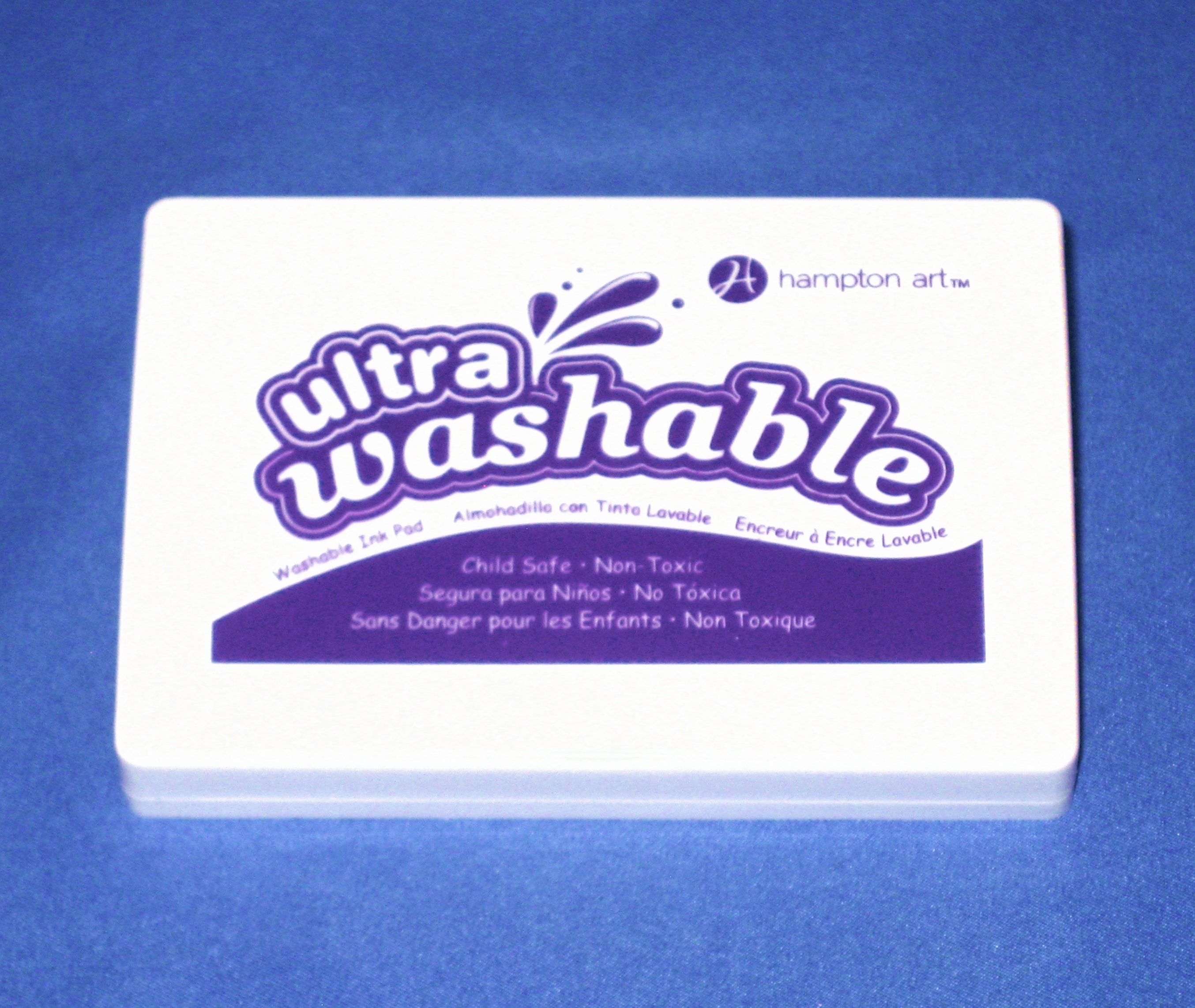 Purple Washable Stamp Pad, Kids Washable Ink Pad, Hampton Art