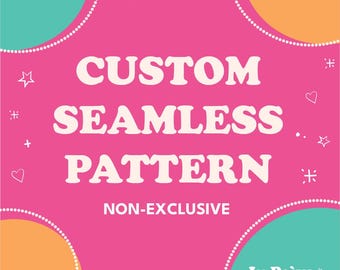 Custom Seamless Pattern Design: Printable Fabric & Surface (Digital Pattern)