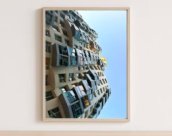 Modern Architecture Print - Geometric Building Photography, Urban Wall Art, Contemporary City Decor