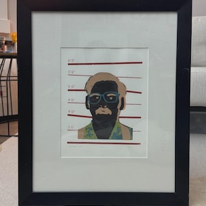Original Hand Pulled Pop Art Screen Print, Professionally Matted and Framed 23&quot; x 19&quot;, Signed and Numbered #1/2
