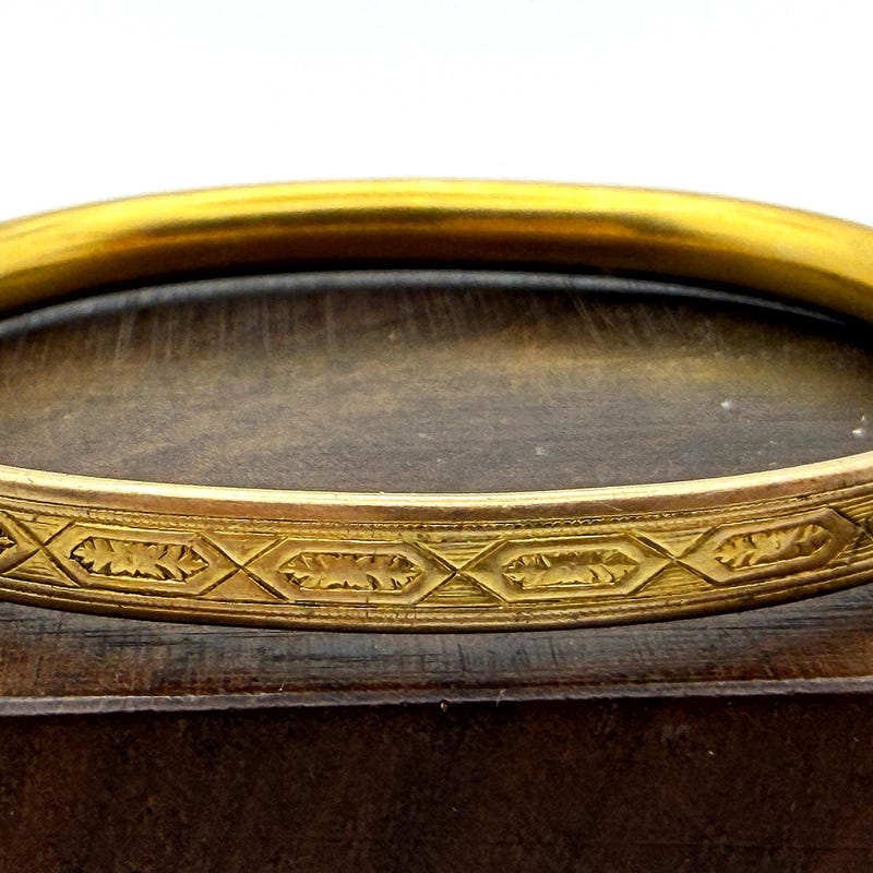 Gold 12k Bangle - Etsy