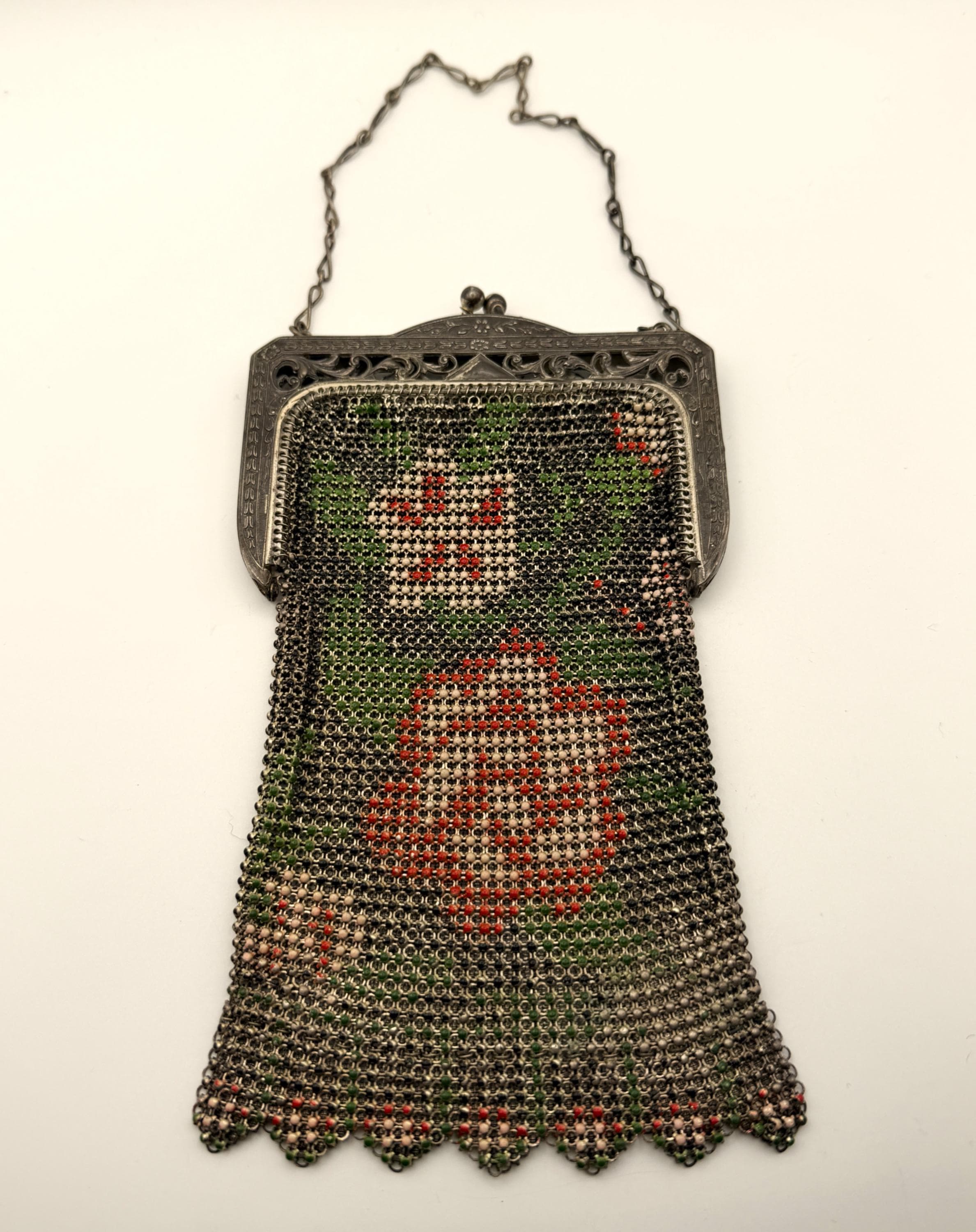 Whiting and Davis Purse With Fringe - Etsy