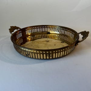Ornate Brass Serving Tray