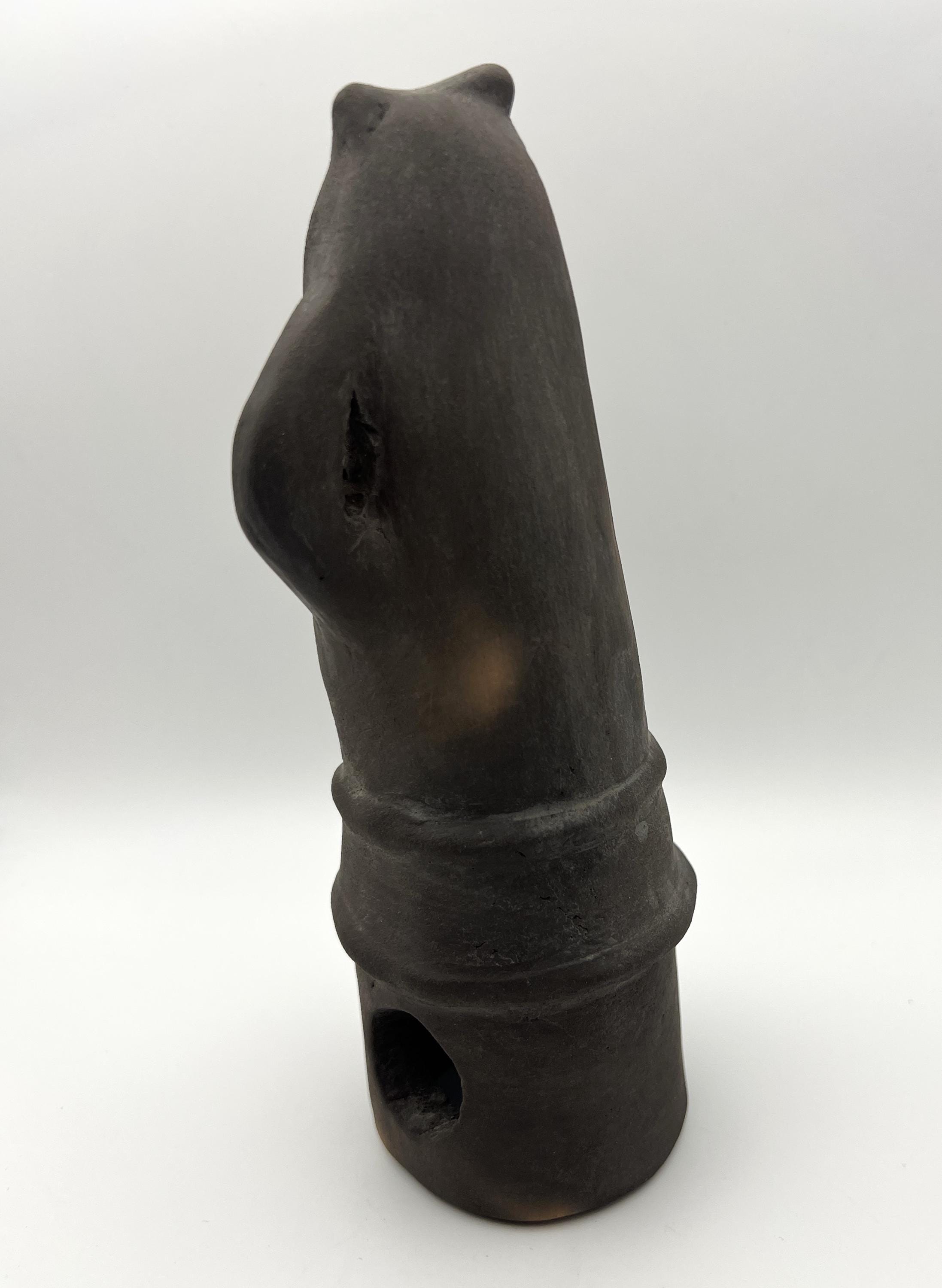 Vintage Japanese Haniwa Style Terracotta Figure | Abstract Ghost Figure ...