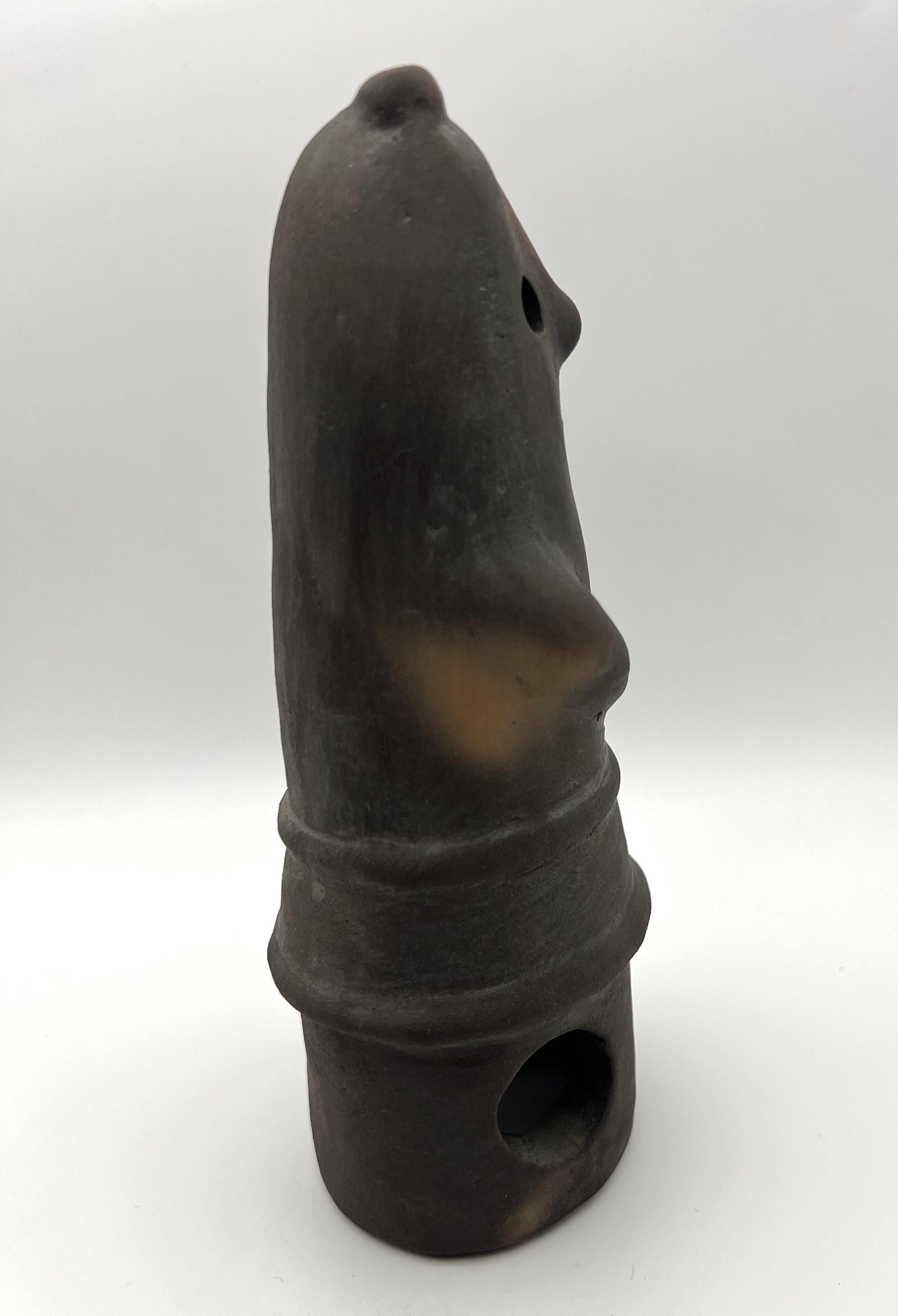 Vintage Japanese Haniwa Style Terracotta Figure | Abstract Ghost Figure ...