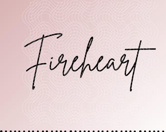 Fireheart Throne of Glass SVG Cricut cut file, png digital download, Sarah j Maas, To Whatever End SJM Vinyl Decal file