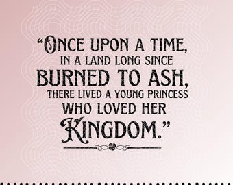 Once upon a time Throne of Glass SVG Cricut cut file, png digital download, Sarah j Maas, To Whatever End SJM Vinyl Decal file