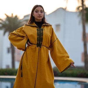 Modern Beldi Djellaba with Hood