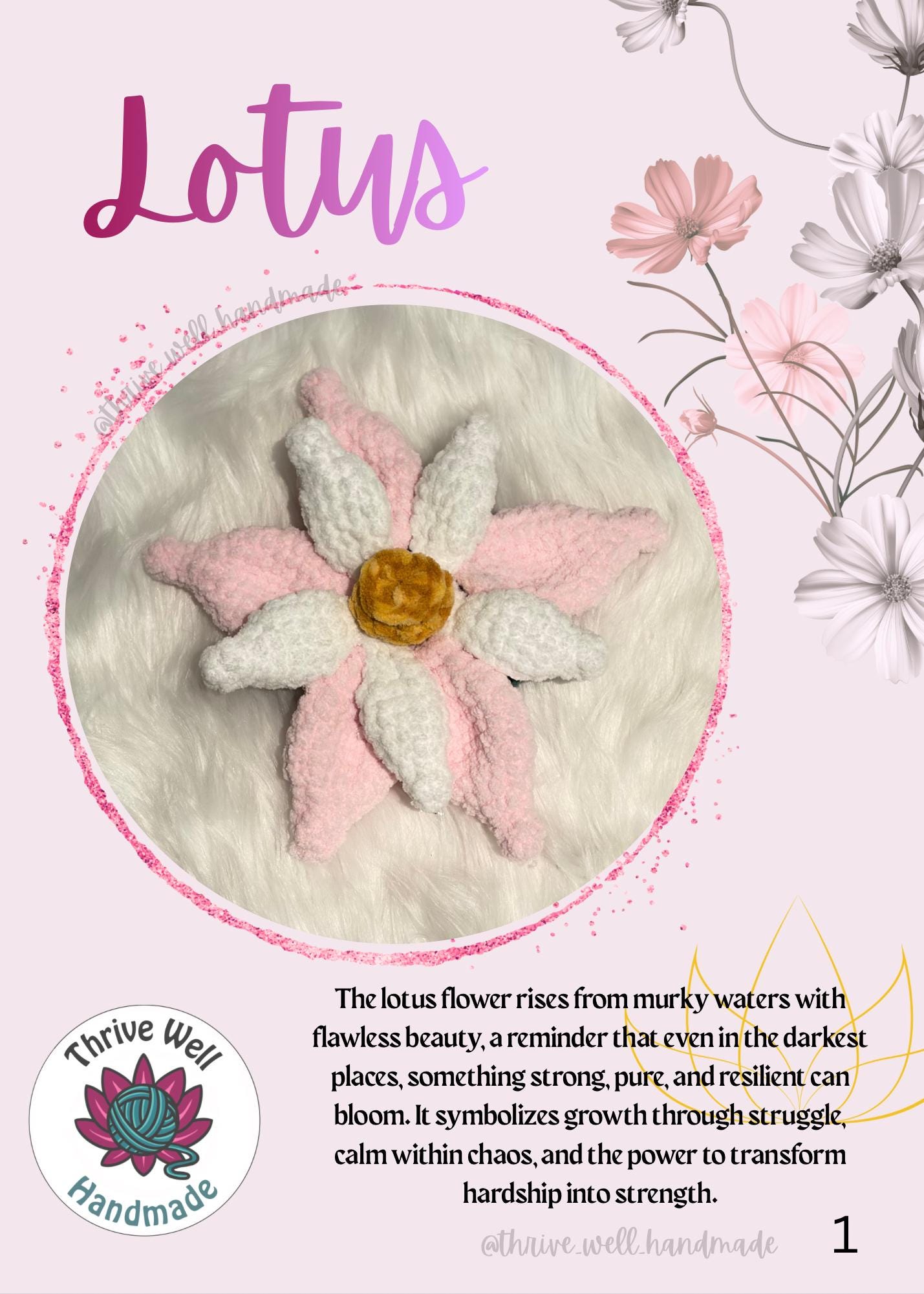 30 Lotus Flower Crochet Patterns for Beautiful Decor, Gifts, and Giftable Makes 9 Digital Lotus Flower Crochet Pattern