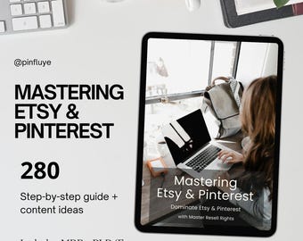 Opanuj Etsy i Pinterest + 280 pomysłów na treści | MRR i PLR | Cyfrowy biznes bez pokazywania twarzy | Marketing i sprzedaż