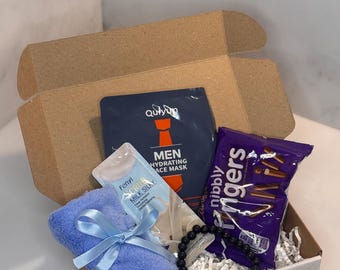 Men's Grooming Gift Box: Mini Self-Care Hamper