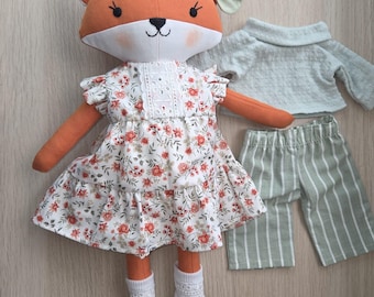 Handmade Cotton Fox Doll