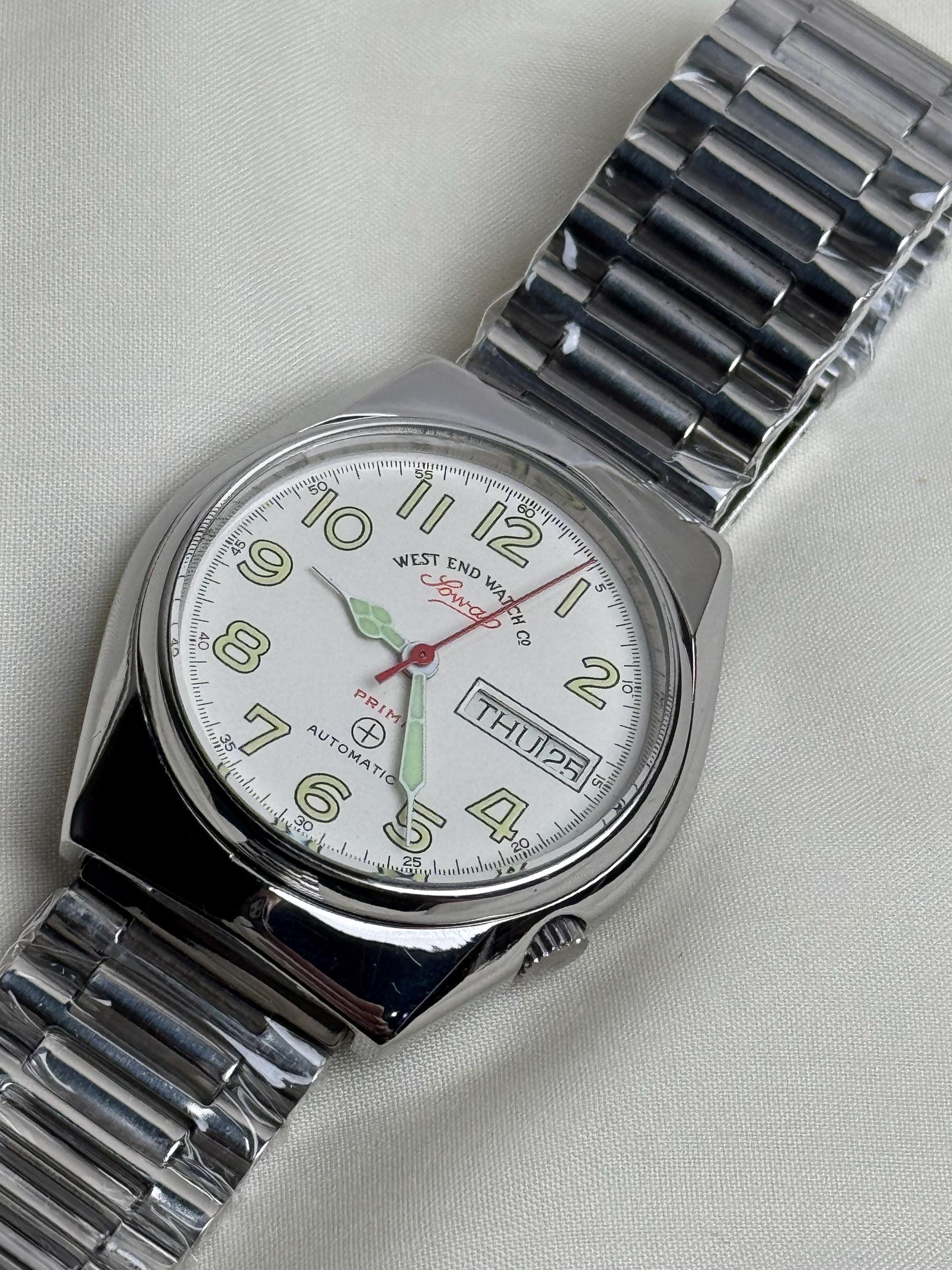 Vintage West End Watch Co. Sowar Prima Automatic Swiss Watch