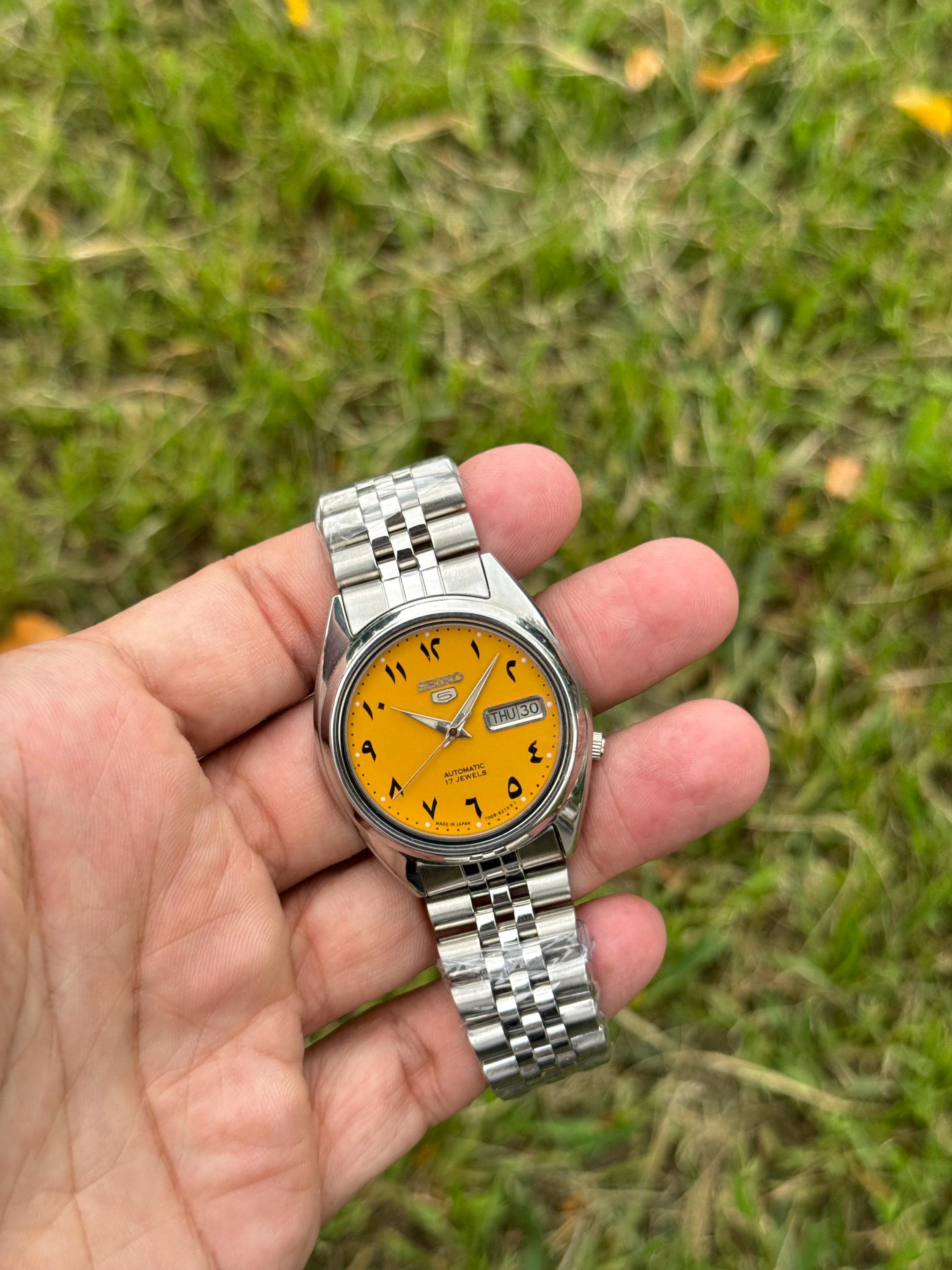 Yellow dial watch - Etsy 日本
