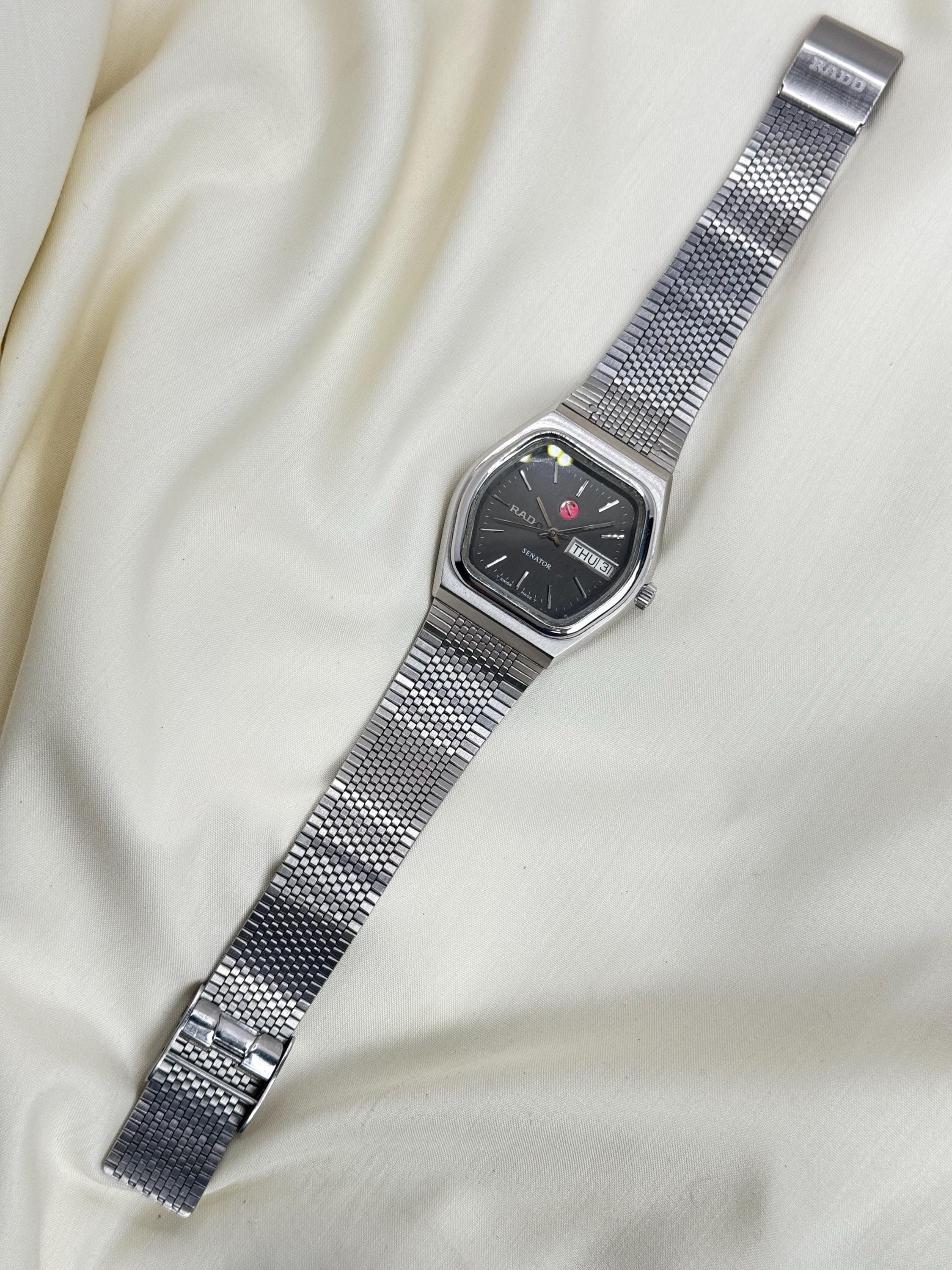 Vintage RADO Senator Automatic Watch: Swiss Made Stainless Steel