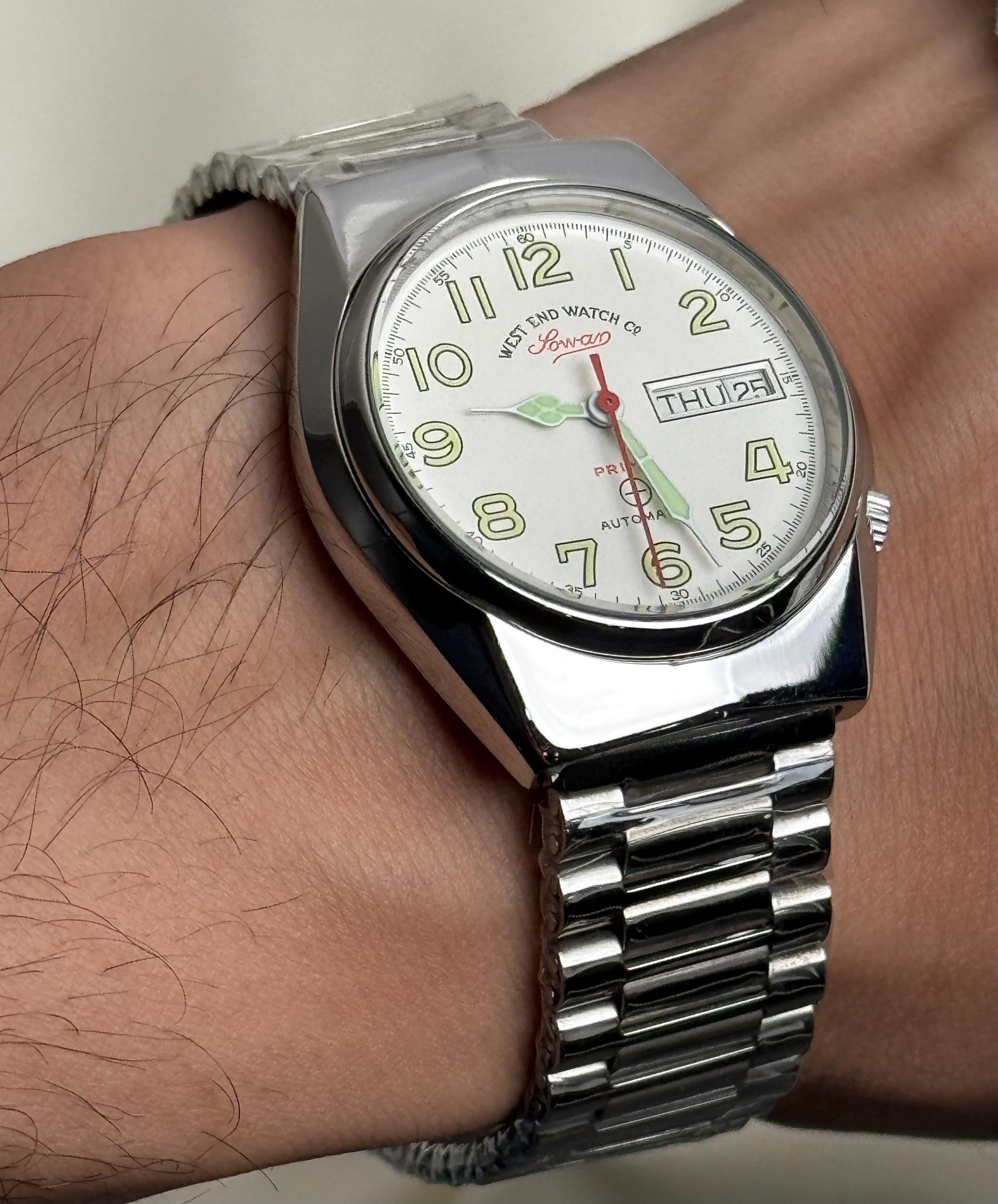 Buy Vintage West End Watch Co. Sowar Prima Automatic Swiss Watch Buy Vintage West End Watch Co. Sowar Prima Automatic Swiss Watch