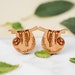 see more listings in the Wooden Stud Earrings section