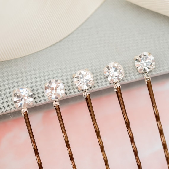 Rhinestone bobby pins bridal deals