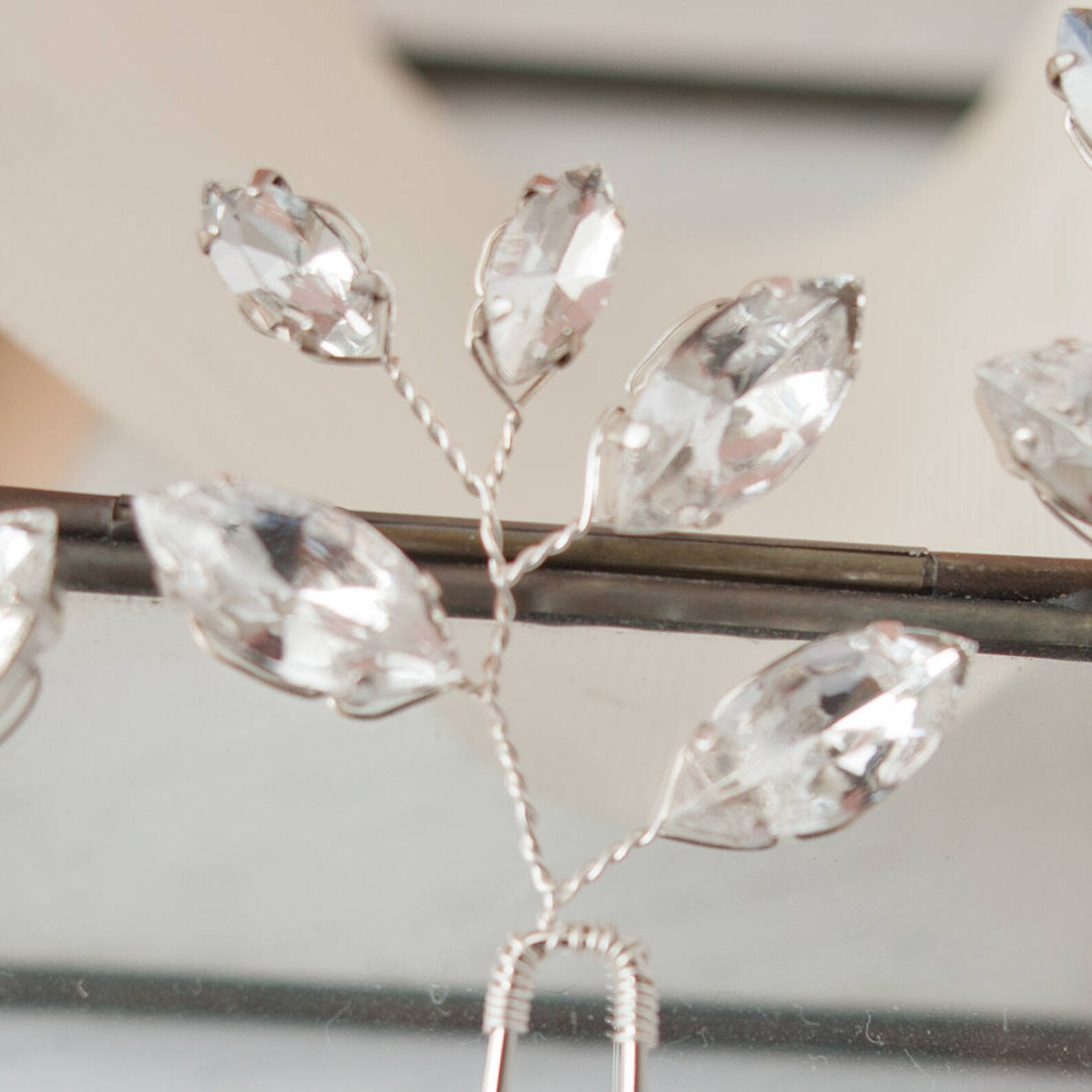 Bridal Pin Wedding Pin Bridal Hair Pin Diamante Pin Spray Etsy UK