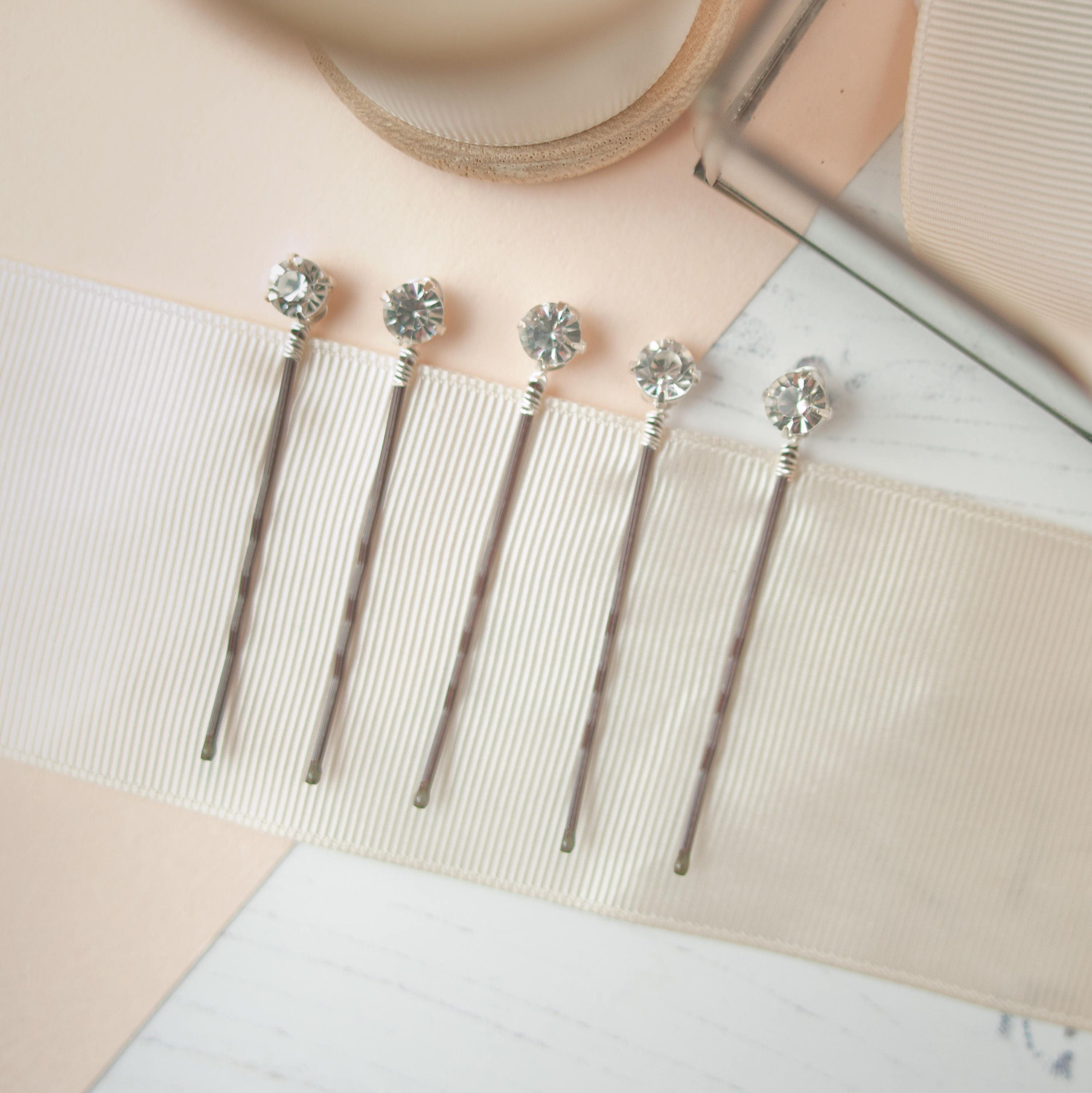 Diamante Hair Slides Diamante Bobby Pins Rhinestone Hair Etsy UK