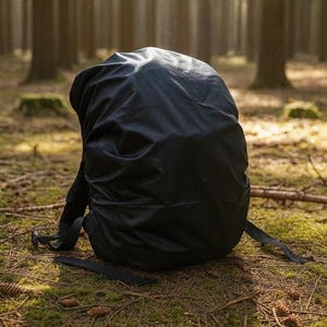 Regnskydd för ryggsäck 30L-85L vattentätt, svart regnskydd, regnskydd för utomhusbruk: cykling, vandring, resor, skola, camping