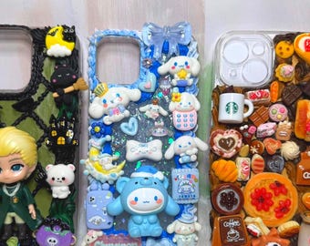 Caja de baratijas personalizada Decoden: Charms de anime kawaii, crema batida (SOLO DISPONIBLE)