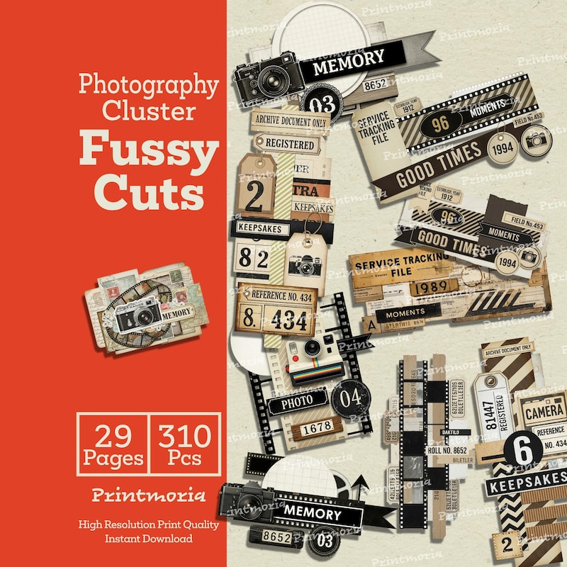 Cameras Fussy Cut - Etsy