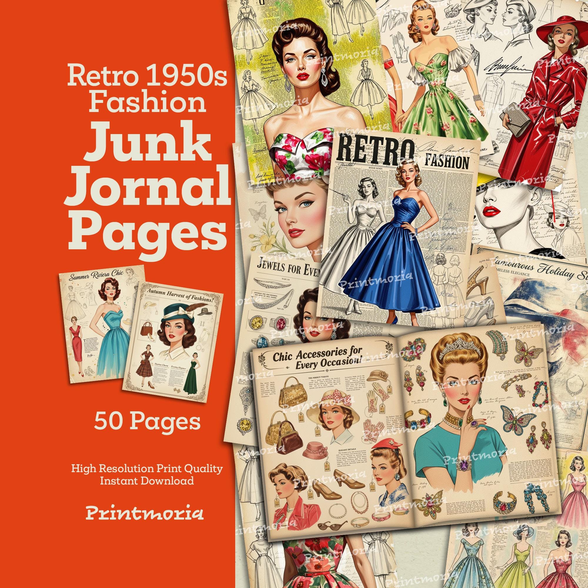 1950s Illustration - Etsy