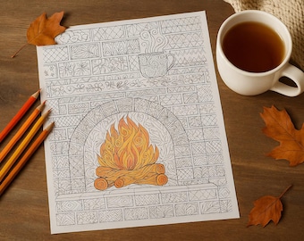 Höstmålarbilder: 5 höstmandalas och -scener (PDF-nedladdning)