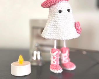 Cowgirl-Geist Amigurumi Häkelanleitung - Halloween Dekor (PDF-Muster)