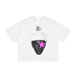 タイラー・ザ・クリエイター ホワイトTシャツ - ロスト・オッド・フューチャー・ノスタルジア・ウルトラ・ヒップホップ・ブロンド・ブロンド